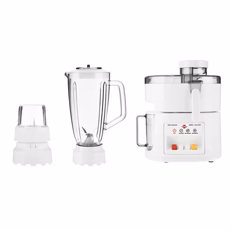 آبمیوه گیری سه کاره پارس خزر مدل JBG-610P