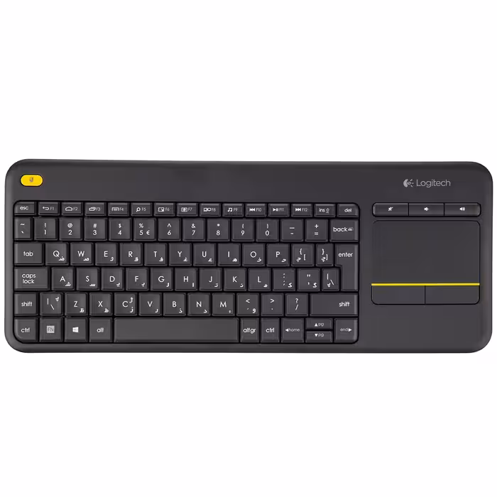 کیبورد بی‌ سیم لاجیتک مدل K400 Plus با حروف فارسی