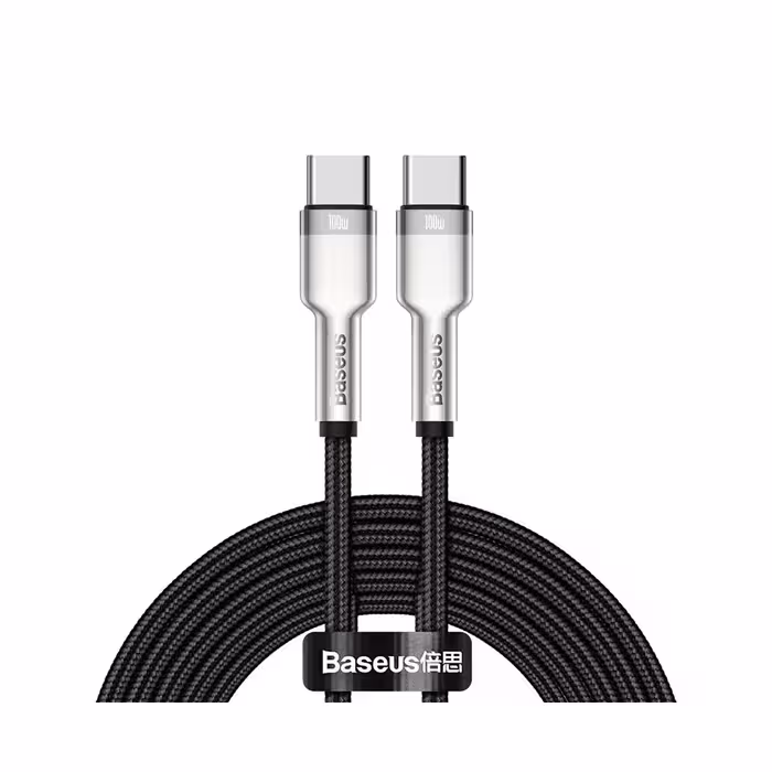 کابل Type C به Type C فست شارژ بیسوس Baseus Cafule QC3.0 PD Metal CATJK-D به طول 2 متر