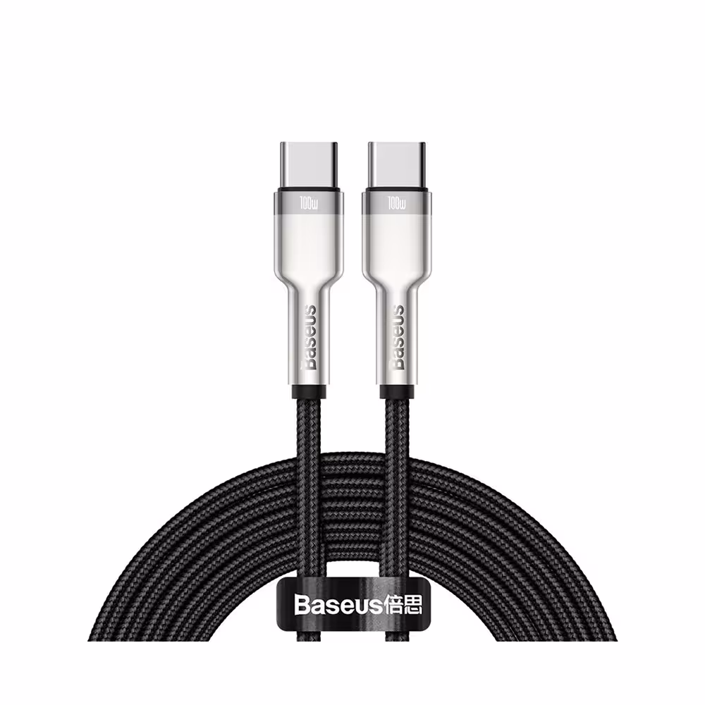 کابل Type C به Type C فست شارژ بیسوس Baseus Cafule QC3.0 PD Metal CATJK-D به طول 2 متر