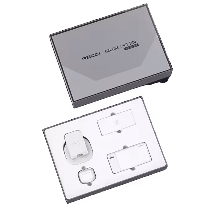 پک هدیه رسی مدل RG05 – شامل ایرپاد، هولدر موبایل، پاوربانک و کابل شارژ 3سر