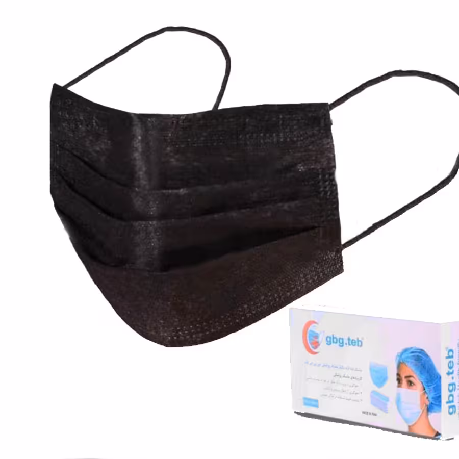 ماسک 4 لایه پرستاری جی بی جی طب (gbg teb) بسته 50 عددی