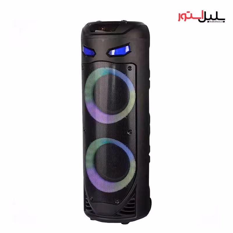 اسپیکر چمدانی بلوتوثی رم و فلش خور Sing-E ZQS8237   میکروفون و ریموت کنترل