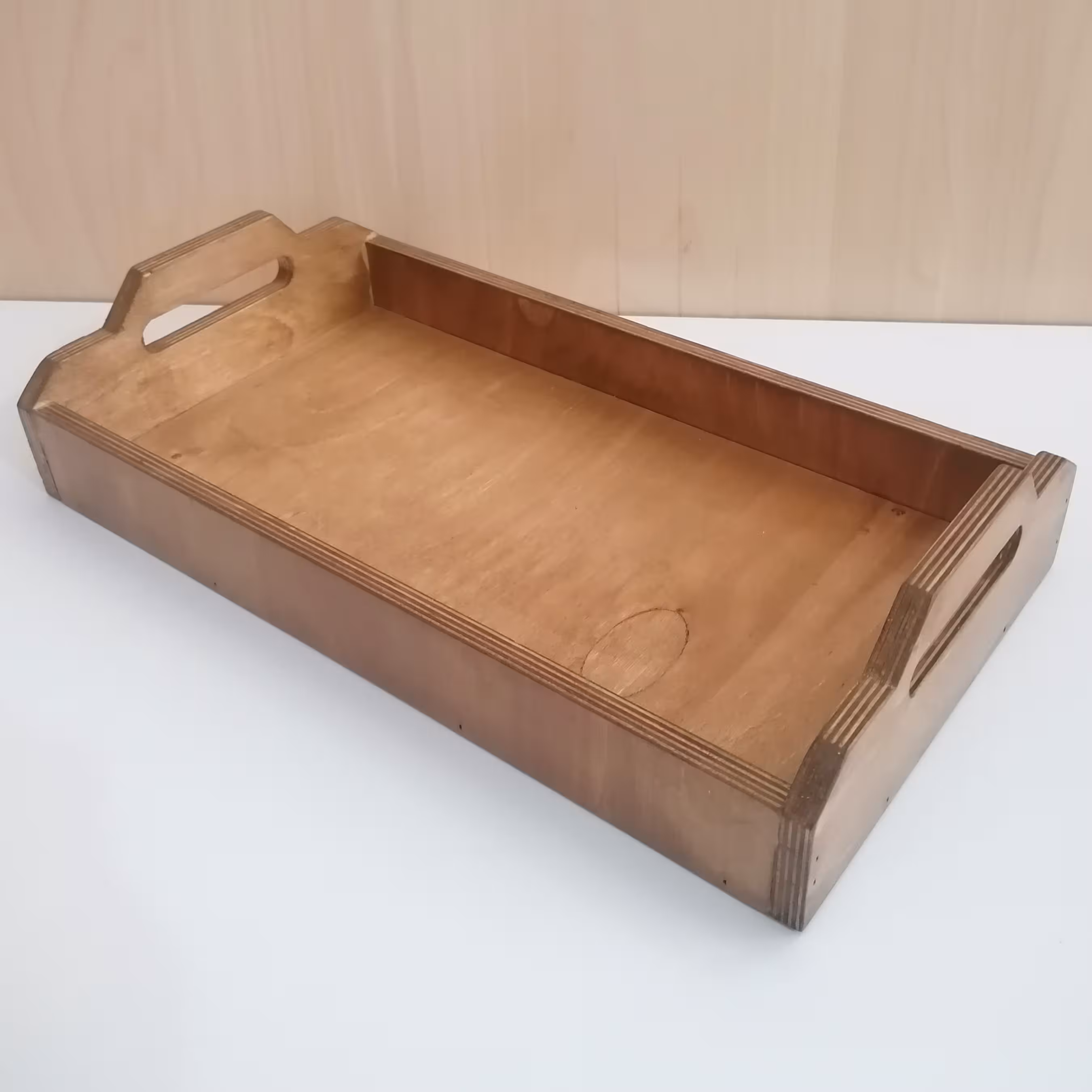 سینی پذیرایی چوبی ضدآب ابعاد 20در40در5