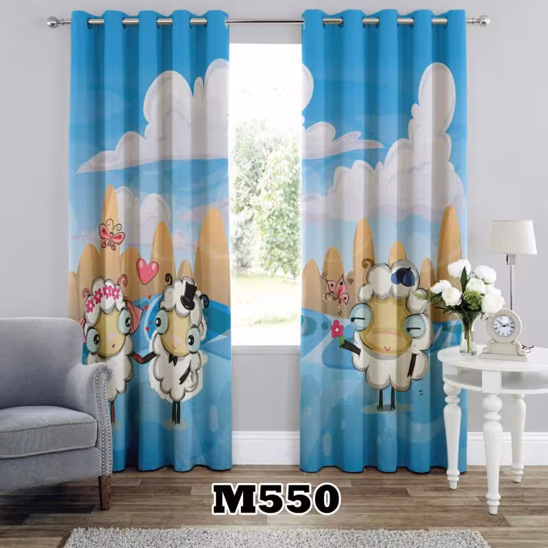 پرده سه بعدی طرح کودک