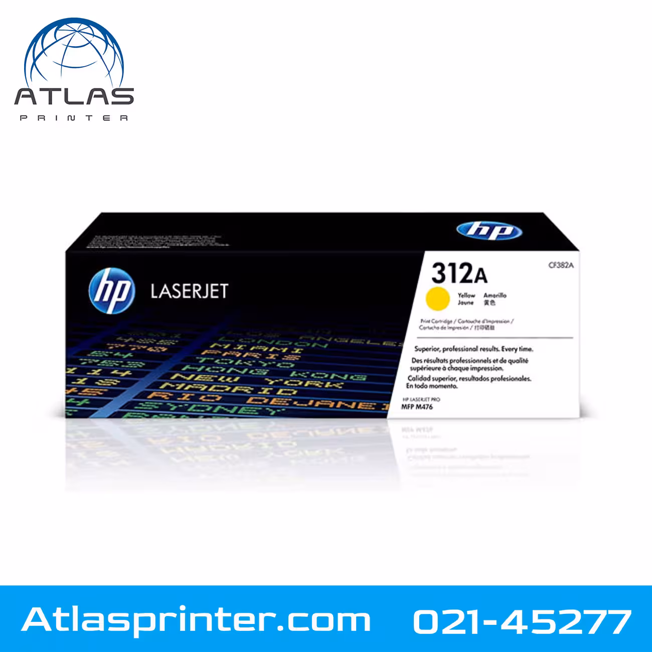 کارتریج لیزری اچ پی HP 312A زرد
