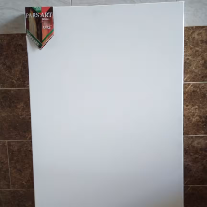 بوم نقاشی 120 در 90 پشت منگنه دور سفید ارسال باربری پس کرایه