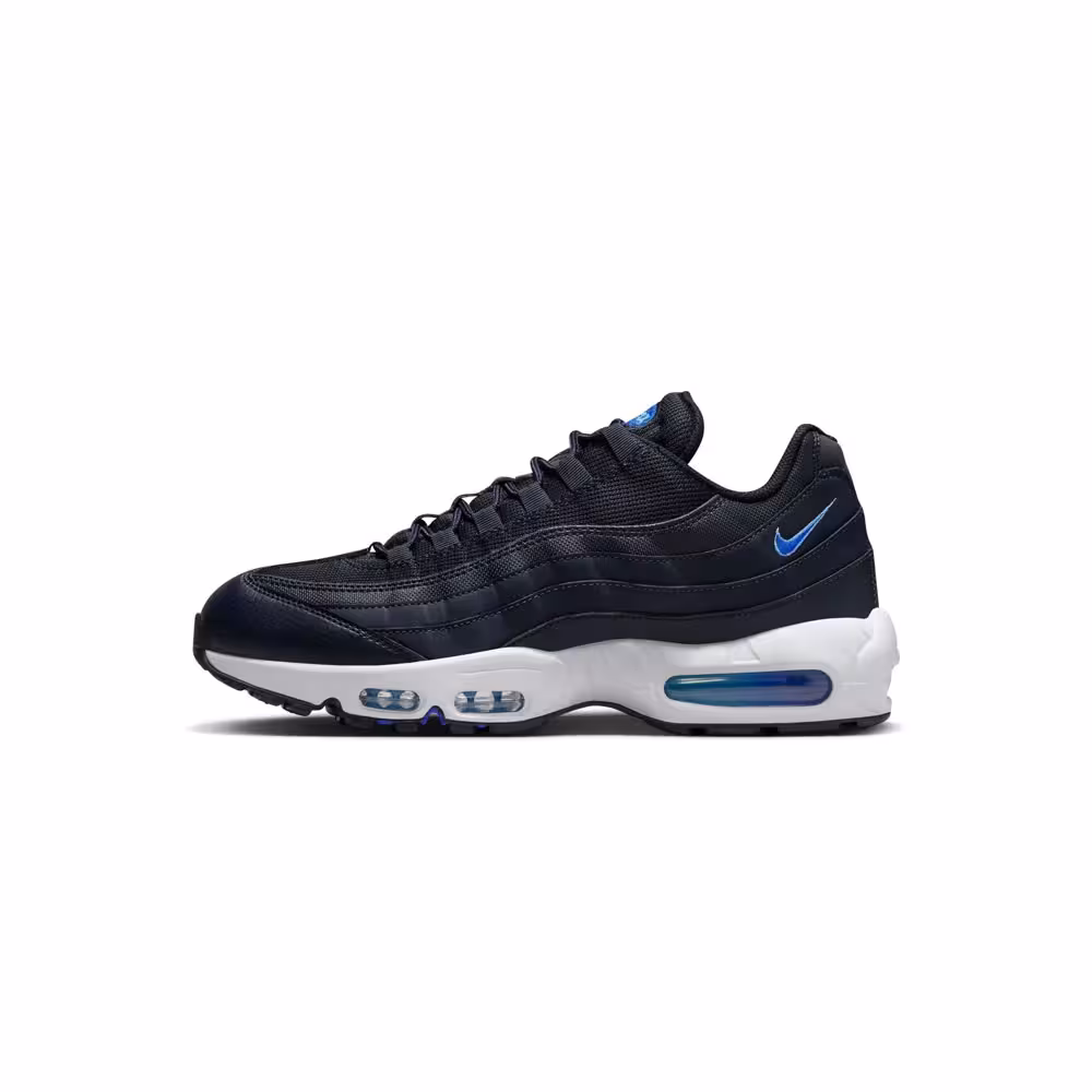 قیمت و خرید کفش مشکی آبی نایک مدل Air Max 95 Trainers اورجینال