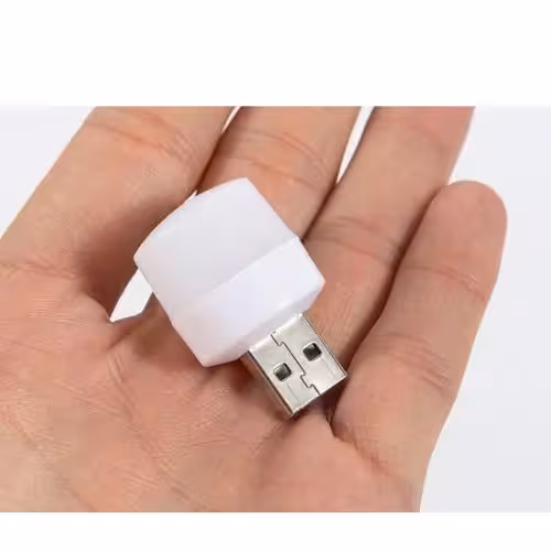 لامپ usb نور سفید و زرد ( خرید تکی و عمده لامپ گناوه مارکت )1
