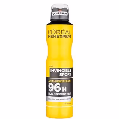 اسپری ضد تعریق مردانه لورآل L’ORÉAL مدل INVINCIBLE SPORT