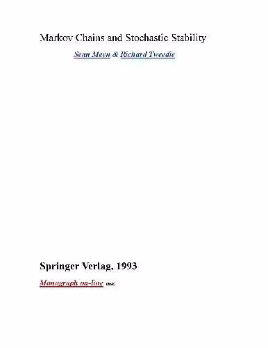 خرید و دانلود نسخه کامل کتاب Markov chains and stochastic stability