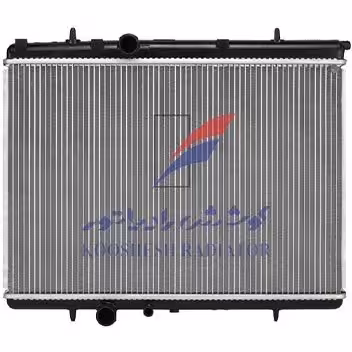 رادياتور پژو 206 آلومينيومي اتوماتيك کوشش رادیاتور کد 4101070048