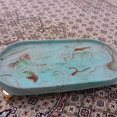 سینی بیضی شکل طرح رهام