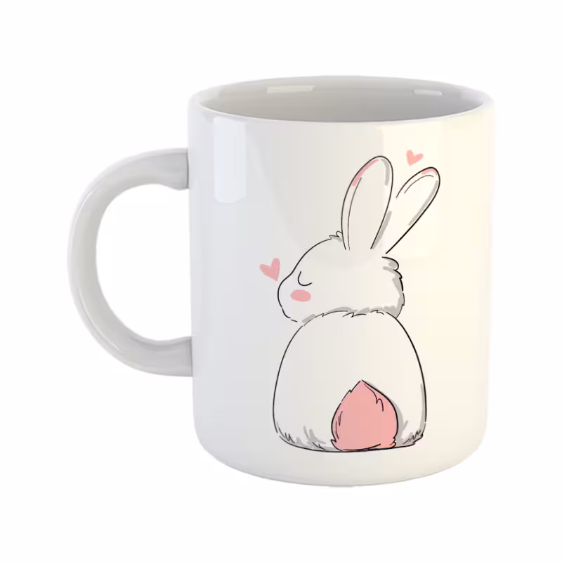 خرید ماگ-لیوان خرگوش lovely rabbit