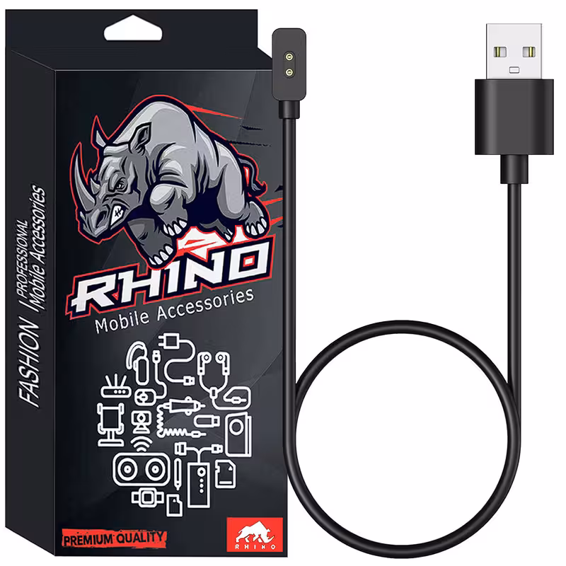 کابل شارژ راینو مدل R-Charger مناسب برای ساعت هوشمند گلوریمی GS2