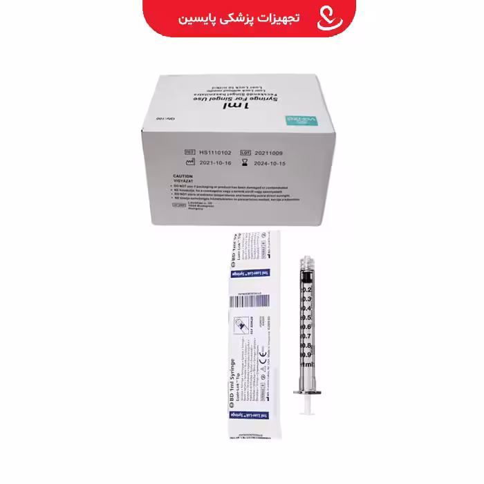 سرنگ انسولین شیشه ای لوئرلاک مجارستانی