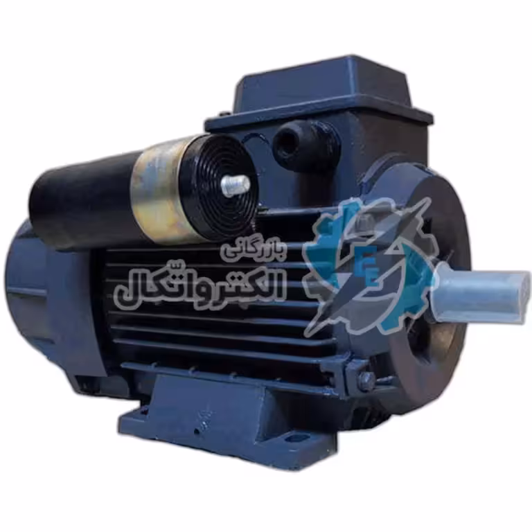 الکتروموتور موتوژن 1.5 اسب (1.1 کیلووات)، 1500 دور، تک فاز کلاچ دار، پوسته آلومینیم