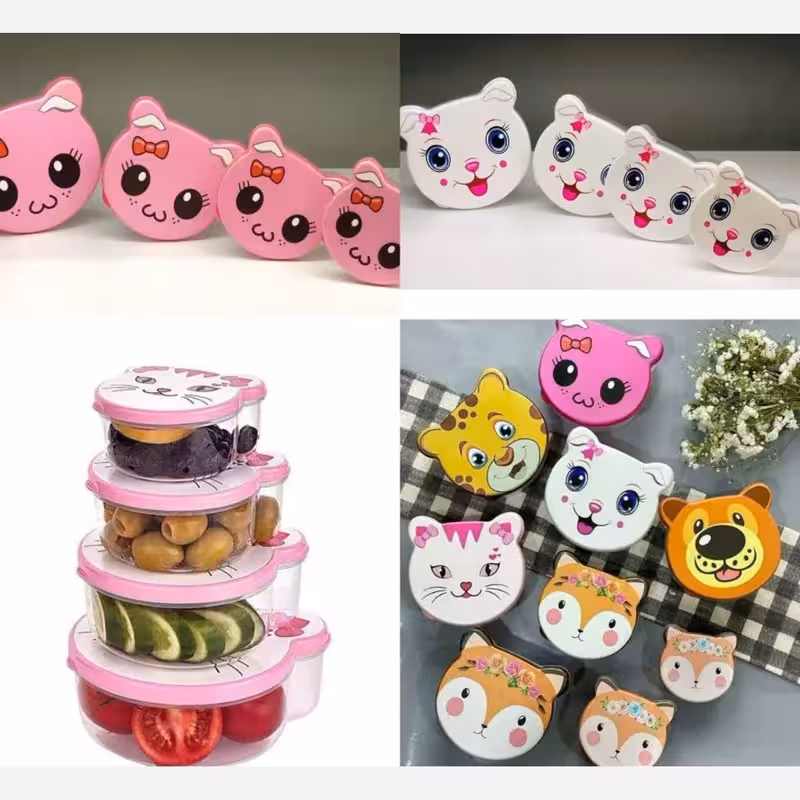 ظرف یخچالی طرح حیوانات | amazonchi