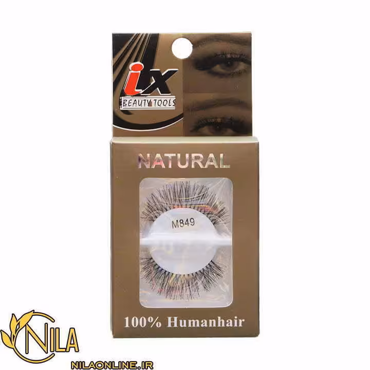 مژه مصنوعی آی ایکس ix از موی 100% طبیعی شماره M 849