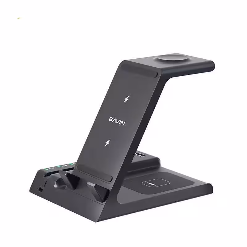 شارژر وایرلس 6کاره باوین مدل BAVIN PC056 FAST GHARGER 6IN1