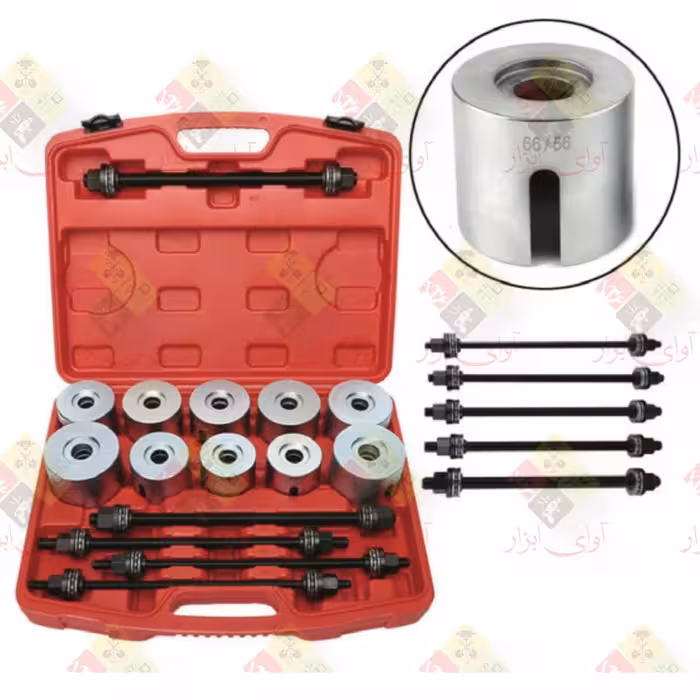 کیت 27 پارچه بوش و بلبرینگ جازن و درآور سایز داخلی 34-80 و خارجی 44-90 LK مدل B2029