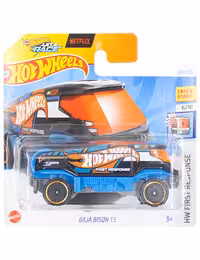 ماشین دکوری مدل Baja Bison T5 Blue برند Hot Wheels