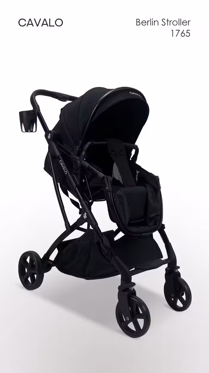 کالسکه برلین بدنه مشکی 1765 برند کاوالو