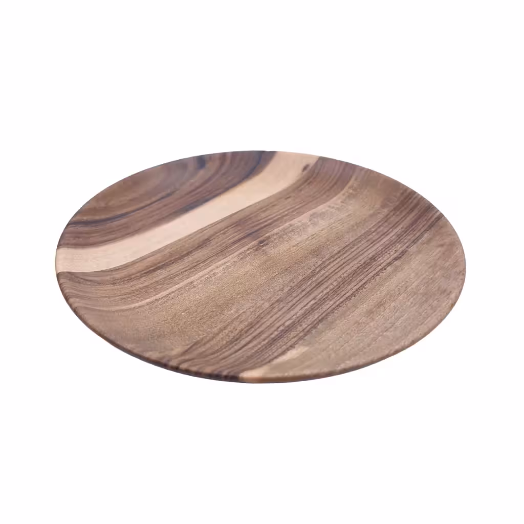 پیش دستی چوبی 18 سانت گردو  کد WD5879