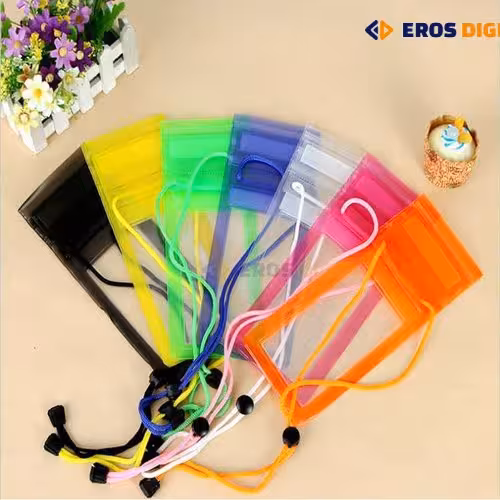 کاور ضد آب گوشی موبایل - زرد