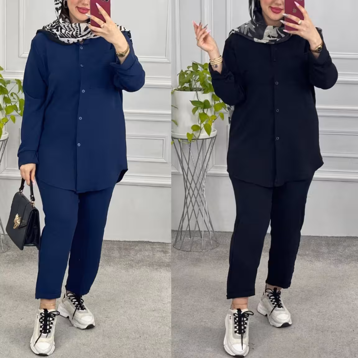 ست تونیک و شلوار زنانه زیبا