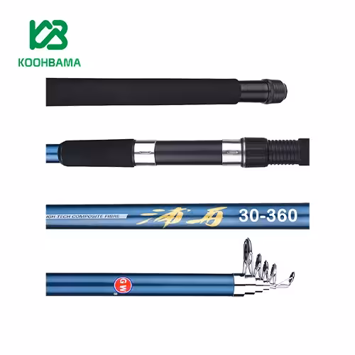 چوب ماهیگیری تلسکوپی 300CM فایبرگلاس GW
