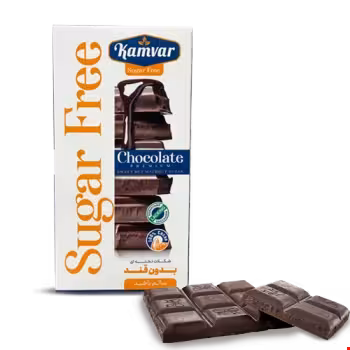 شکلات بدون شکر کاکائویی کامور 100 گرمی