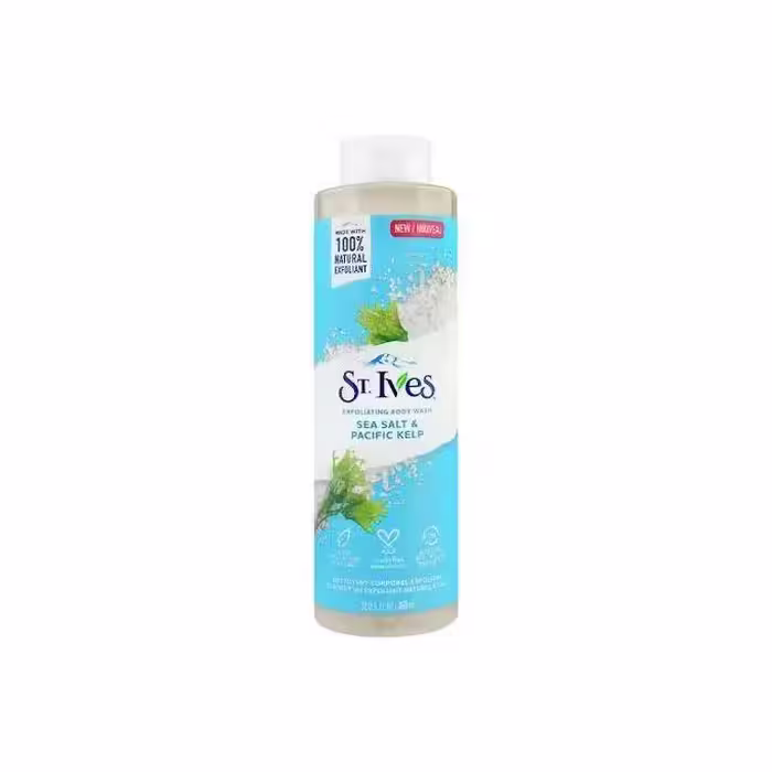 مشخصات، خرید و قیمت شامپو بدن سنت ایوز مدل EXFOLIATING حاوی نمک و جلبک دریایی حجم 650 میل ⭐️ ویان مارکت