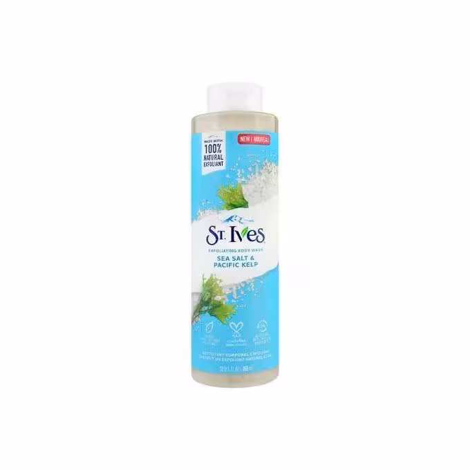 مشخصات، خرید و قیمت شامپو بدن سنت ایوز مدل EXFOLIATING حاوی نمک و جلبک دریایی حجم 650 میل ⭐️ ویان مارکت