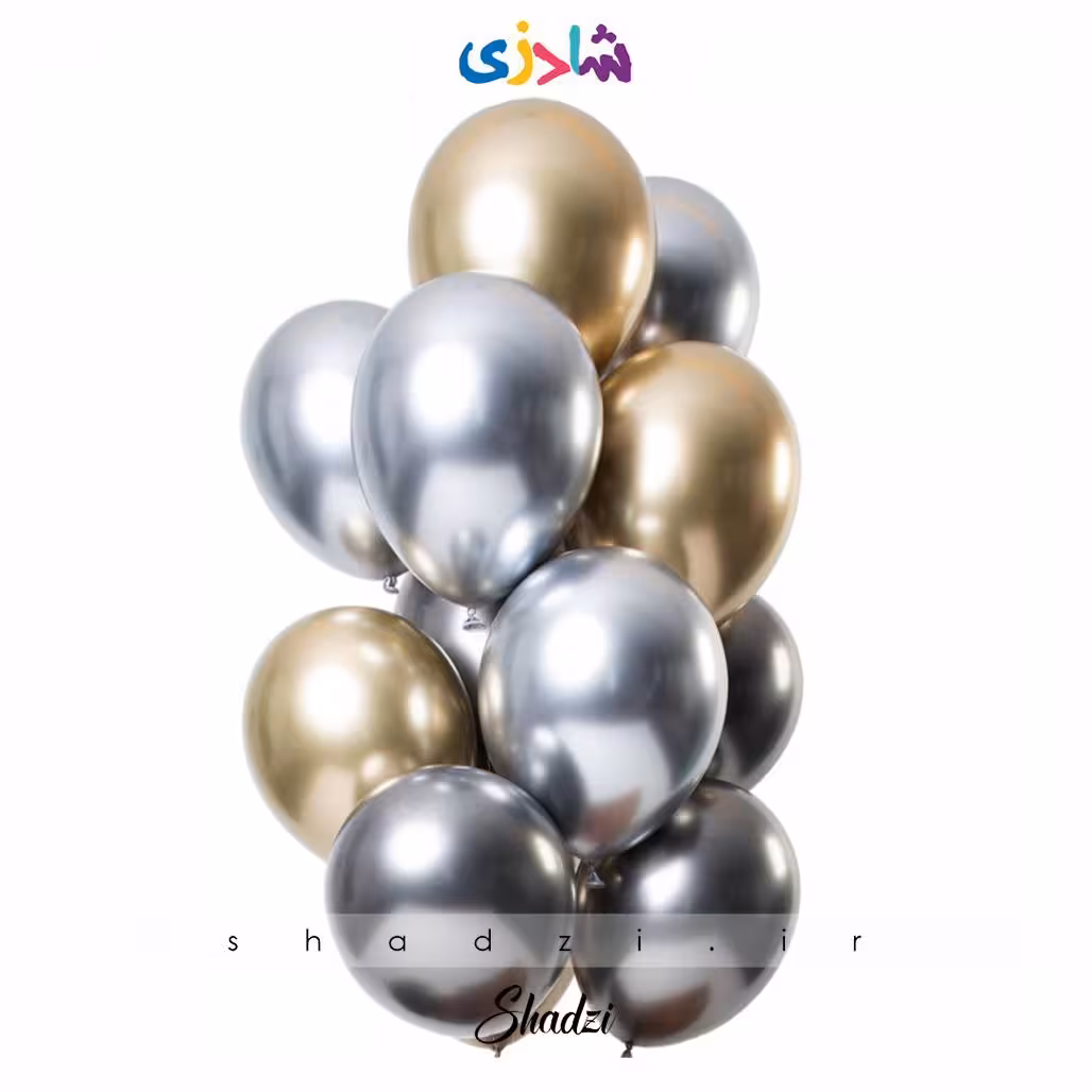 پک 12عددی طلایی نقره ای