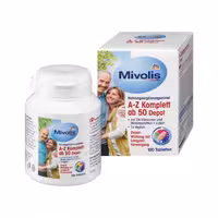 قرص مولتی ویتامین A-Z کامپلیت بالای 50 سال میولیس اصل | 100 عدد