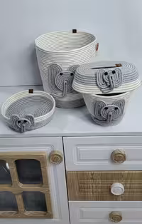 ست مکرومه 4 تیکه اقتصادی طرح شماره 5