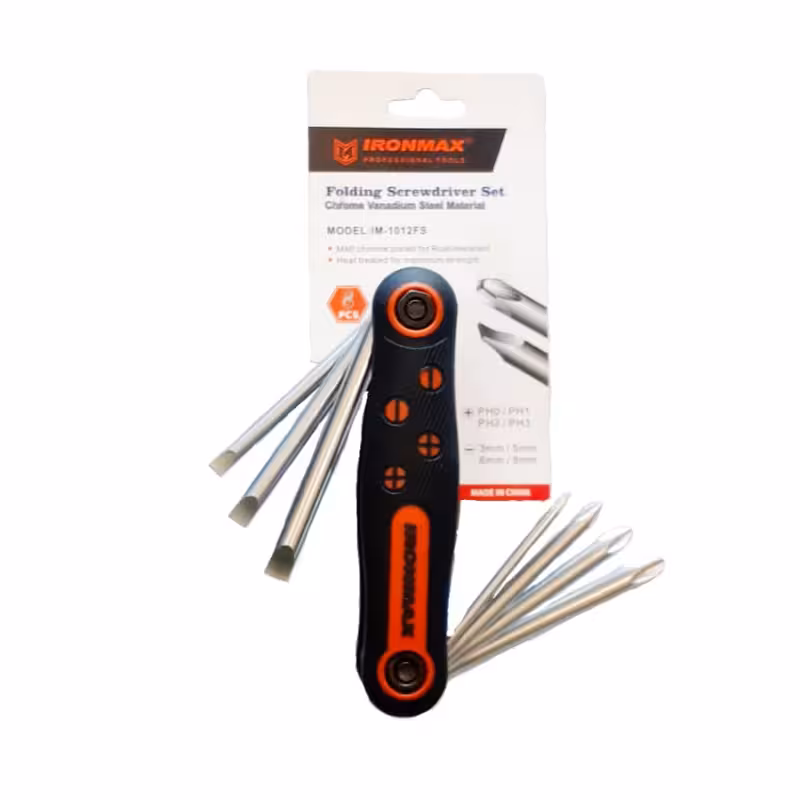 مجموعه 8 عددی پیچ گوشتی آیرونمکس مدل IM-1012FS