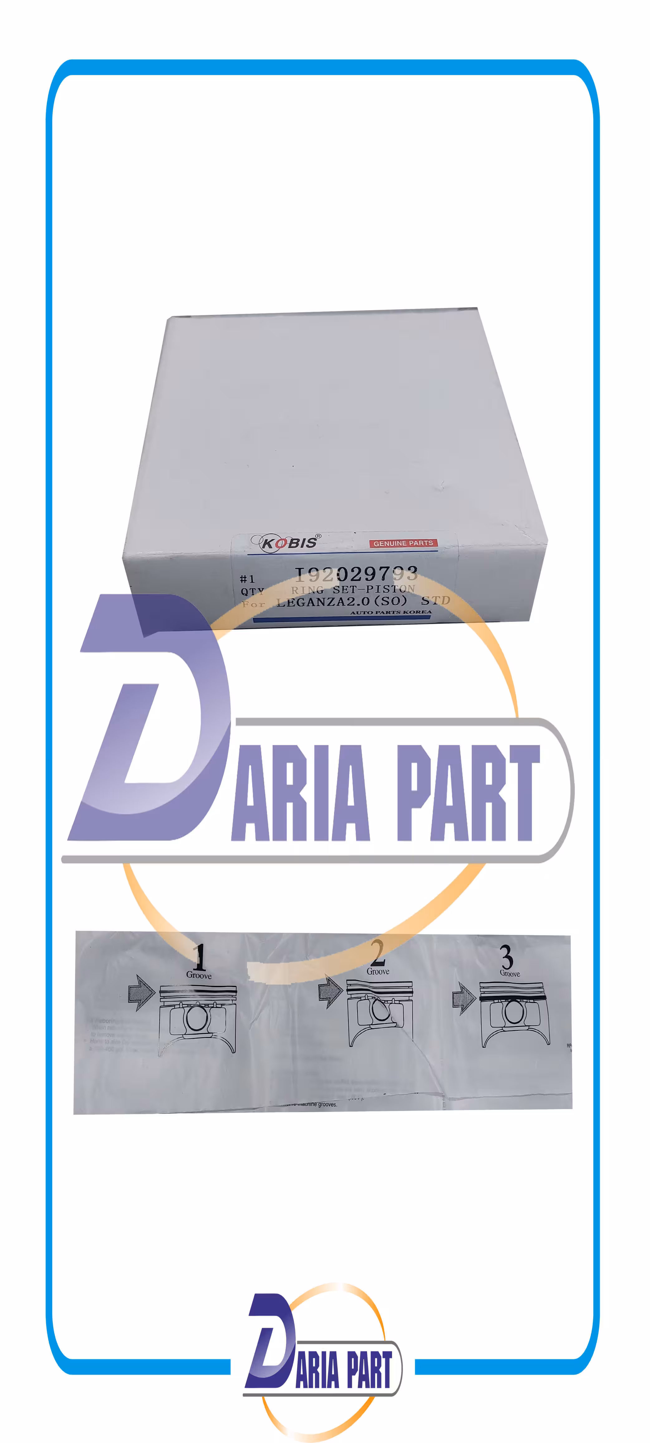 رینگ موتور استاندارد دوو اسپرو کره ای