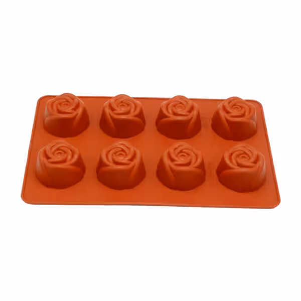 قالب سیلیکون گل رز 8 عددی