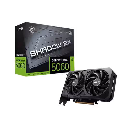 کارت گرافیک MSI مدل GeForce RTX 5060 8G SHADOW 2X OC