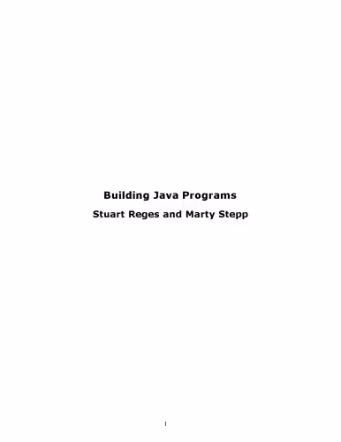 خرید و دانلود نسخه کامل کتاب Building Java Programs: A Back to Basics Approach (1st Edition)