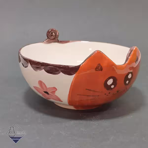 کاسه بزرگ پیشول (گربه) طرح دو