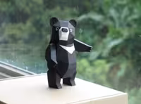 مدل سه بعدی خرس سیاه (STL)