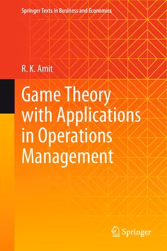 خرید و دانلود نسخه کامل کتاب Game Theory with Applications in Operations Management