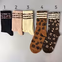 جوراب ساقدار الیت نوشته دار سری پلنگی