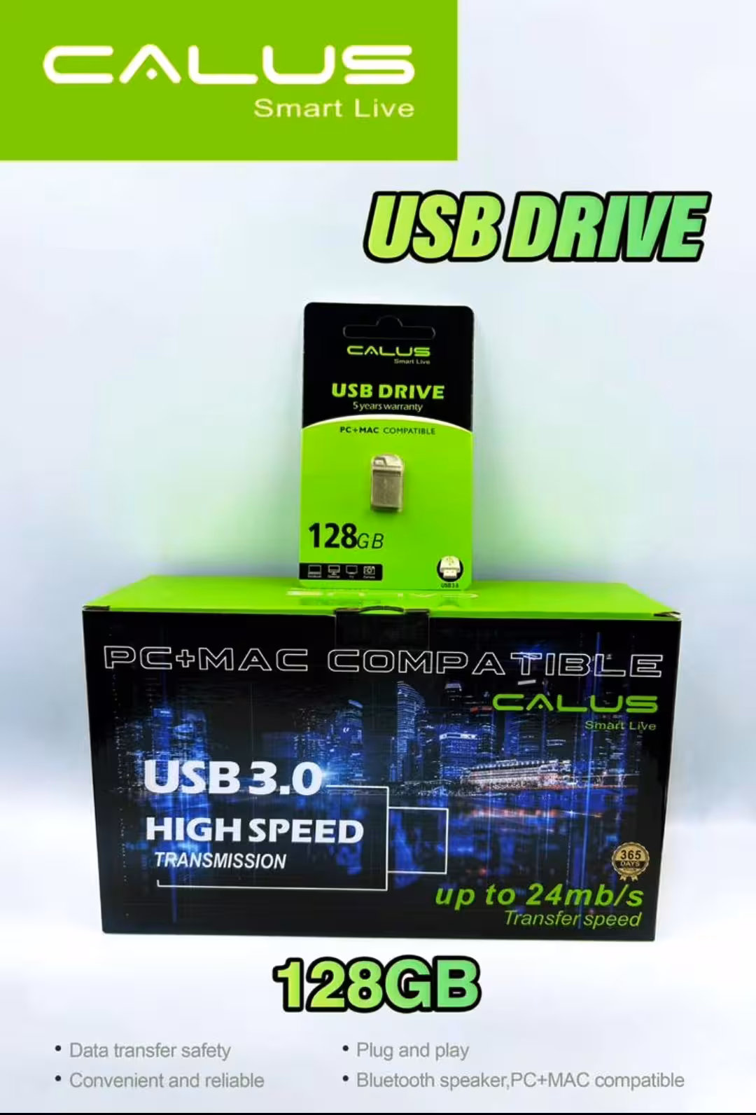 فلش 128 اورجینال کالوس سری جدید USB3
