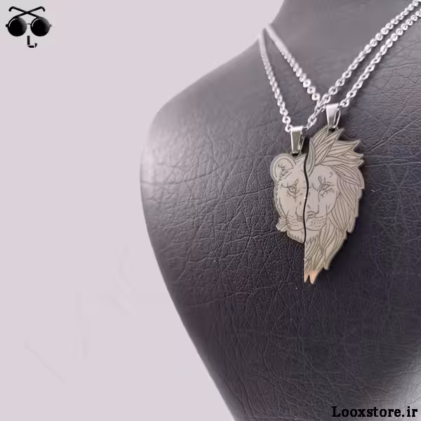 گردنبند ست کاپلی گنگ بالا طرح کله شیر