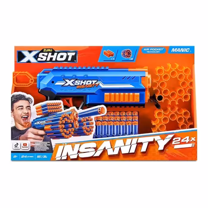 تفنگ ایکس شات X-Shot مدل Manic