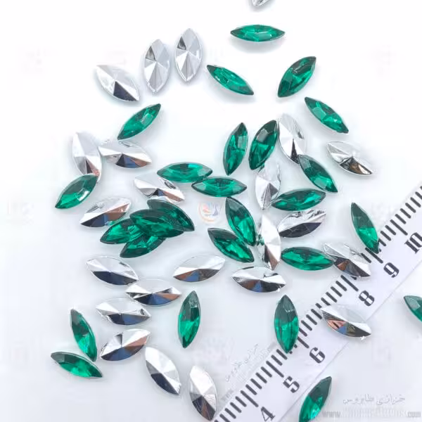 مارکیز پلاستیکی سبز 7در 15 بسته 50 عددی